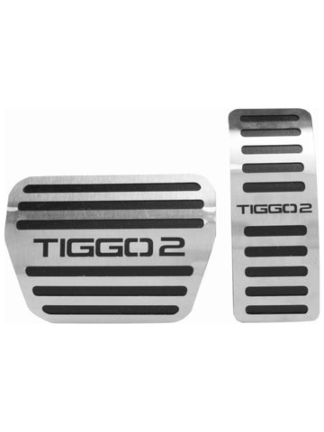 Pedaleira em Aço Inox Chery Tiggo 2