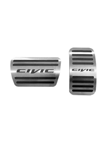Pedaleira em Aço Inox Honda Civic
