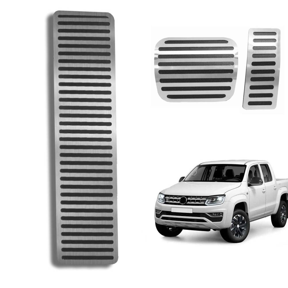 Descanso E Pedaleira Lisa At Volkswagen Amarok - 1