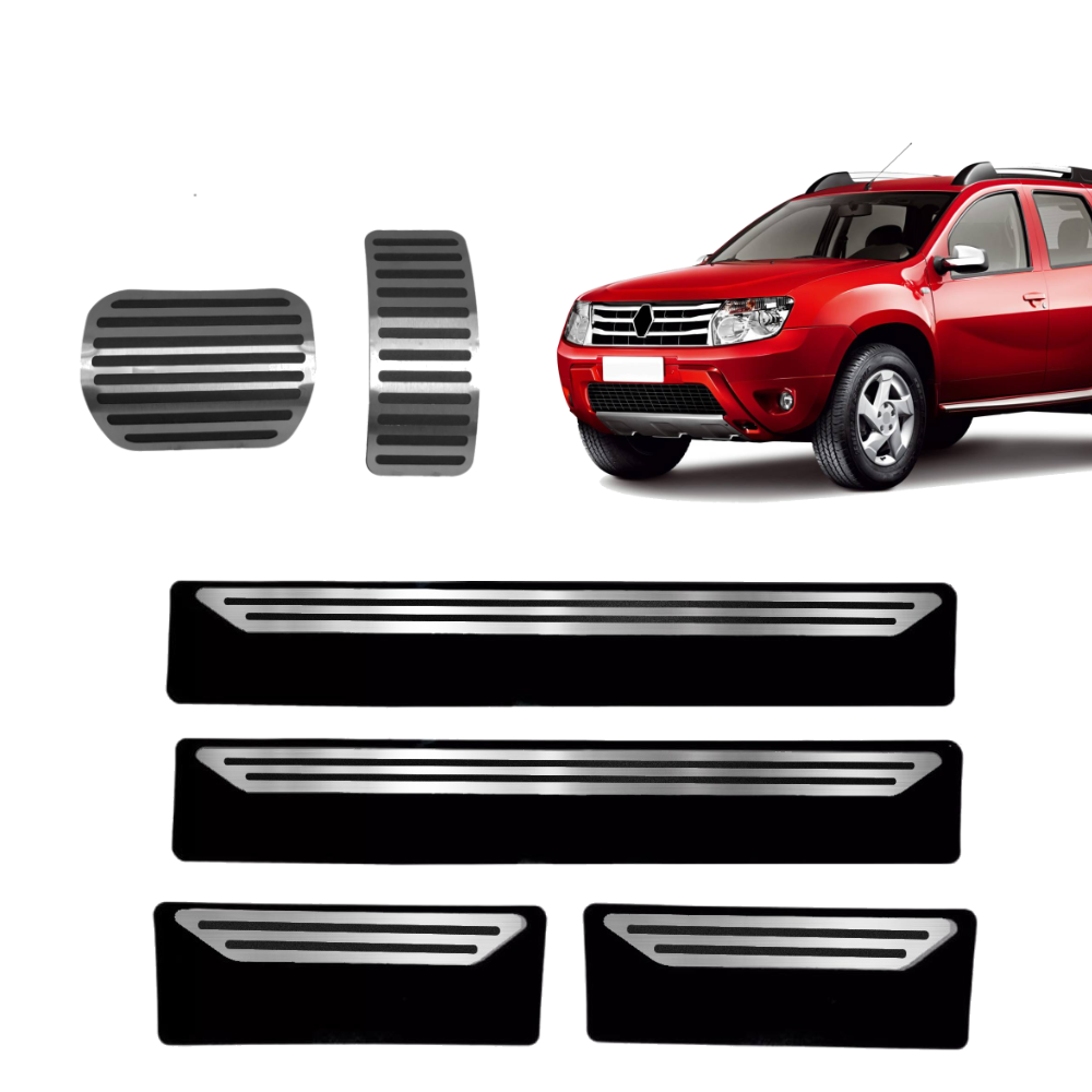 Pedaleira E Soleira At Liso Renault Duster 12 A 20 - 1