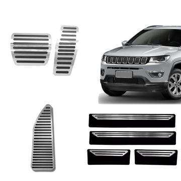 Descanso Soleira E Pedaleira At Liso Jeep Compass - 1