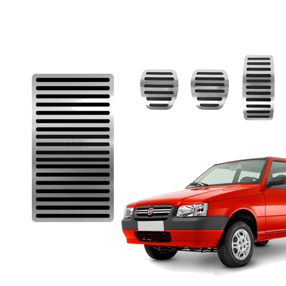 Descanso E Pedaleira Mt Liso Fiat Uno 2004 A 2013 - 1
