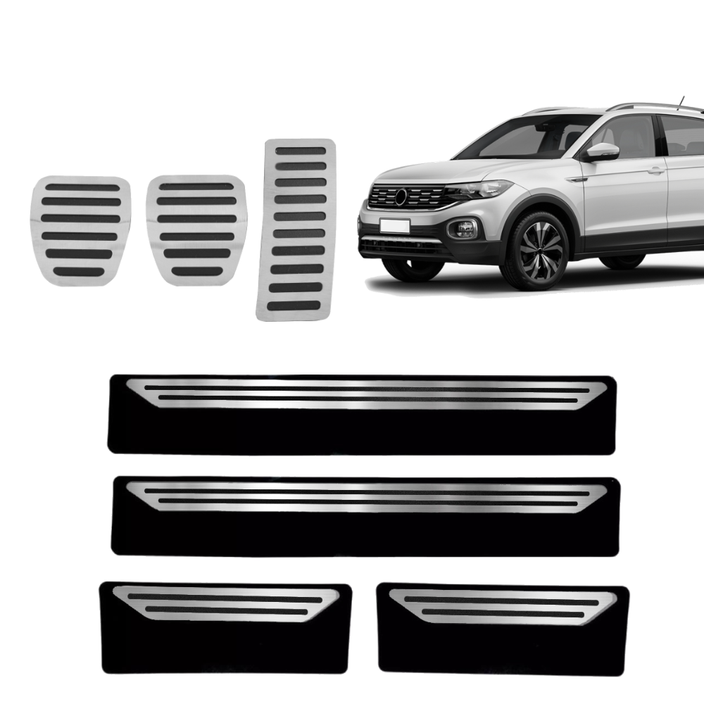 Pedaleira E Soleira Mt Liso Volkswagen T Cross - 1