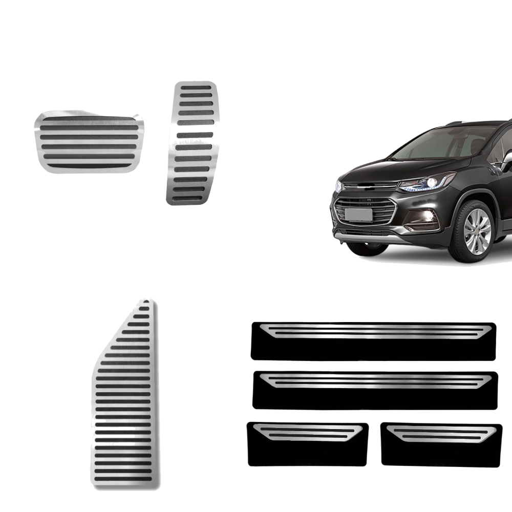 Descanso Soleira E Pedaleira At Liso Chevrolet Tracker 2012 A 2019 - 1