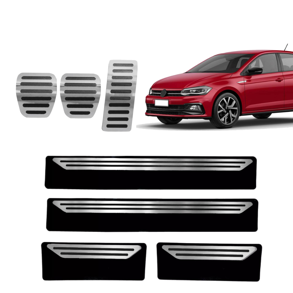 Pedaleira E Soleira Mt Liso Volkswagen Polo - 1