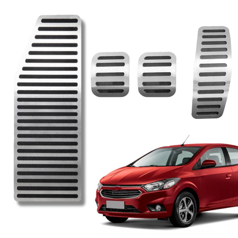 Descanso E Pedaleira Lisa Mt Chevrolet Onix 2013 A 2019 - 1