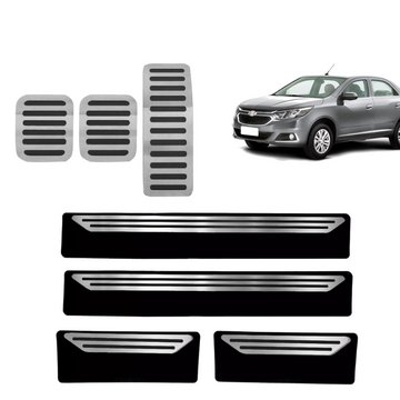 Pedaleira E Soleira Mt Liso Chevrolet Cobalt - 1