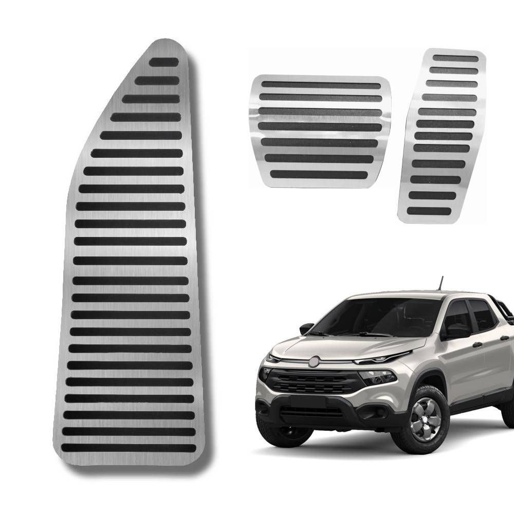 Descanso E Pedaleira Lisa At Fiat Toro 2016 A 2024 - 1