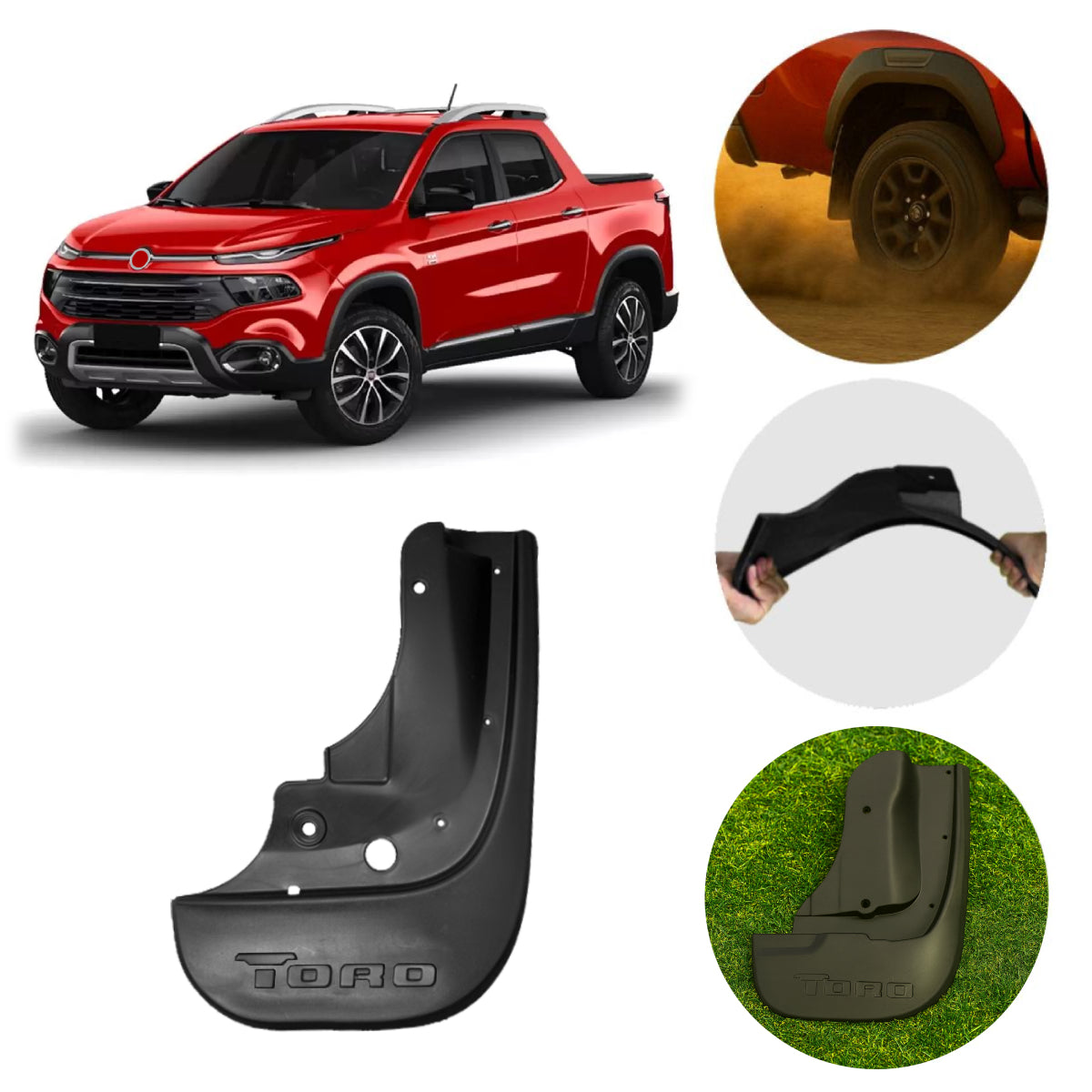 Apara Barro Lameira Fiat Toro 2016 a 2023