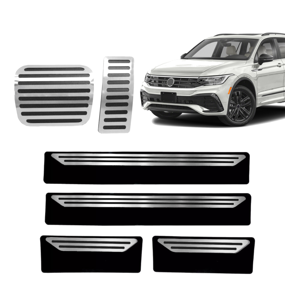 Pedaleira E Soleira At Liso Volkswagen Tiguan - 1