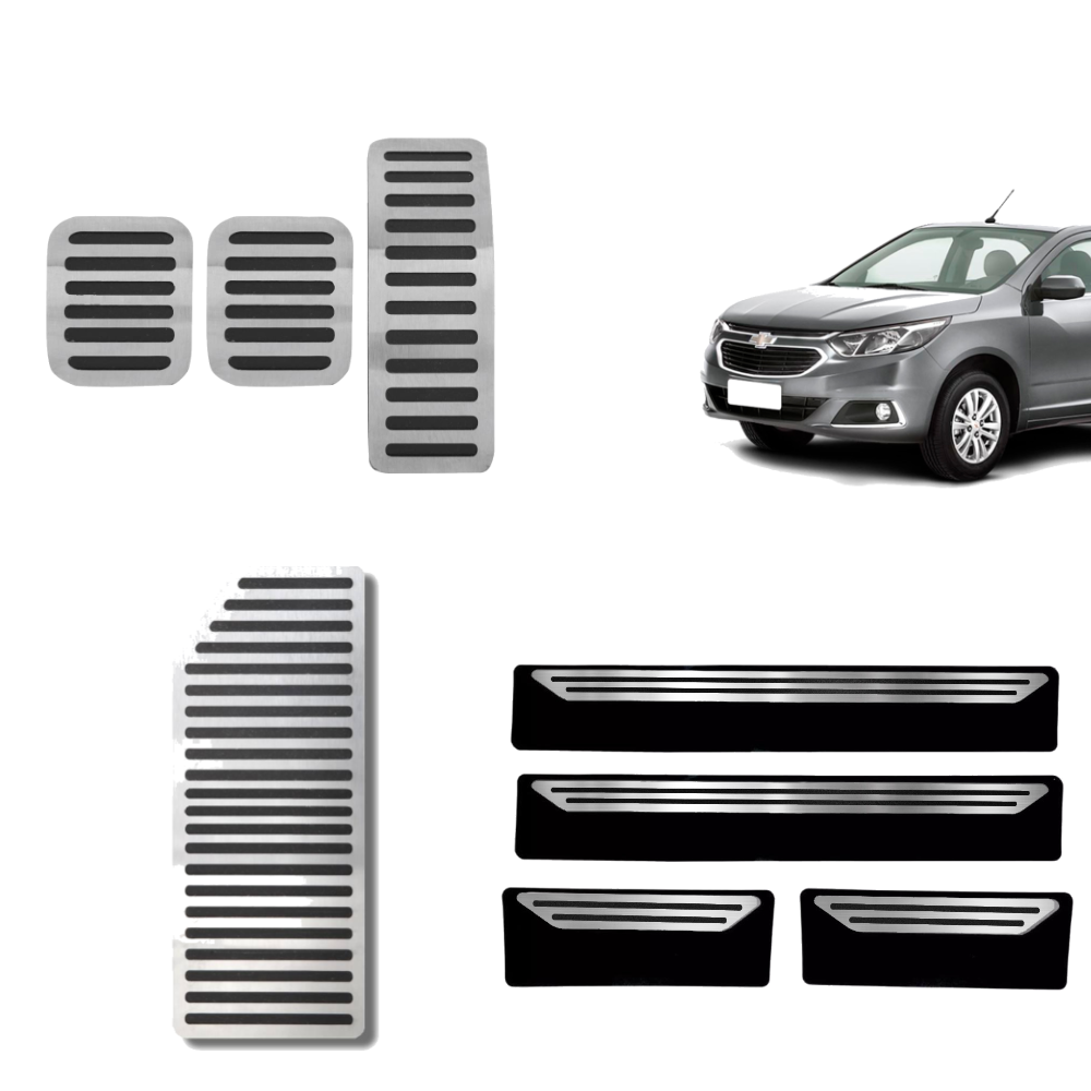 Descanso Soleira E Pedaleira Mt Liso Chevrolet Cobalt - 1