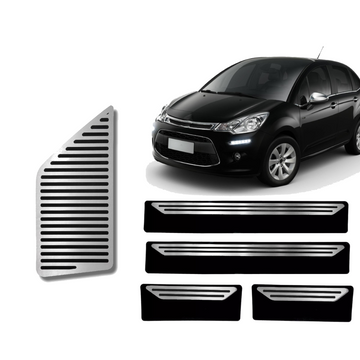 Soleira E Descanso Liso Citroen C3 2013 A 2021 - 1