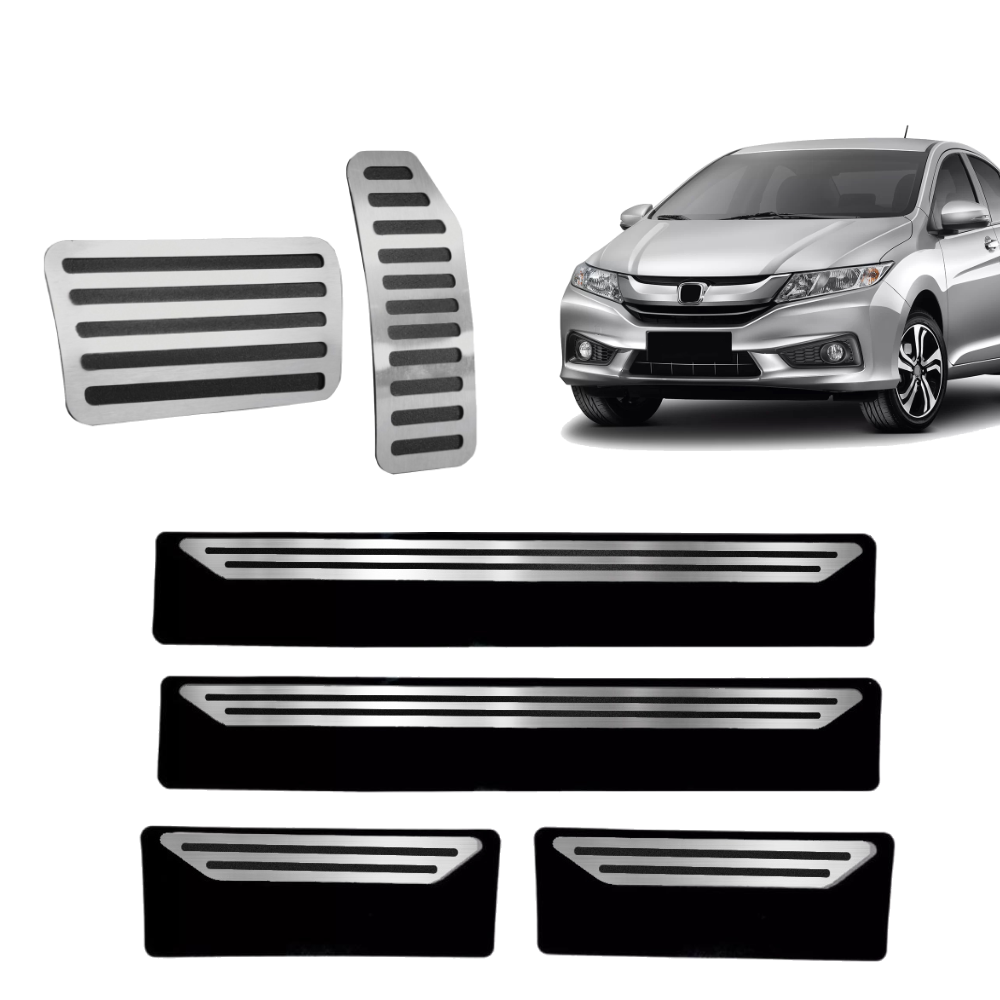 Pedaleira E Soleira At Liso Honda City 2015 A 2021 - 1