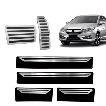 Pedaleira E Soleira At Liso Honda City 2015 A 2021 - 1