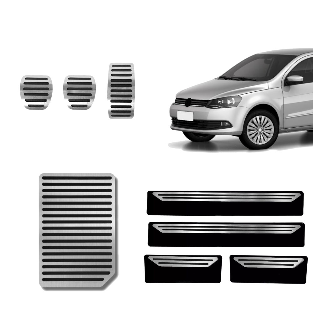Descanso Soleira E Pedaleira Mt Liso Volkswagen Gol - 1