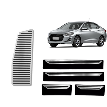 Soleira E Descanso Liso Chevrolet Onix Plus - 1