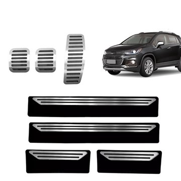 Pedaleira E Soleira Mt Liso Chevrolet Tracker 2012 A 2019 - 1