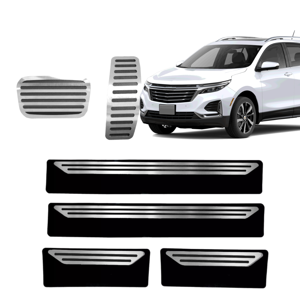 Pedaleira E Soleira At Liso Chevrolet Equinox - 1