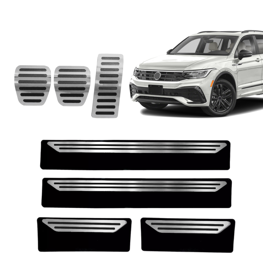 Pedaleira E Soleira Mt Liso Volkswagen Tiguan - 1