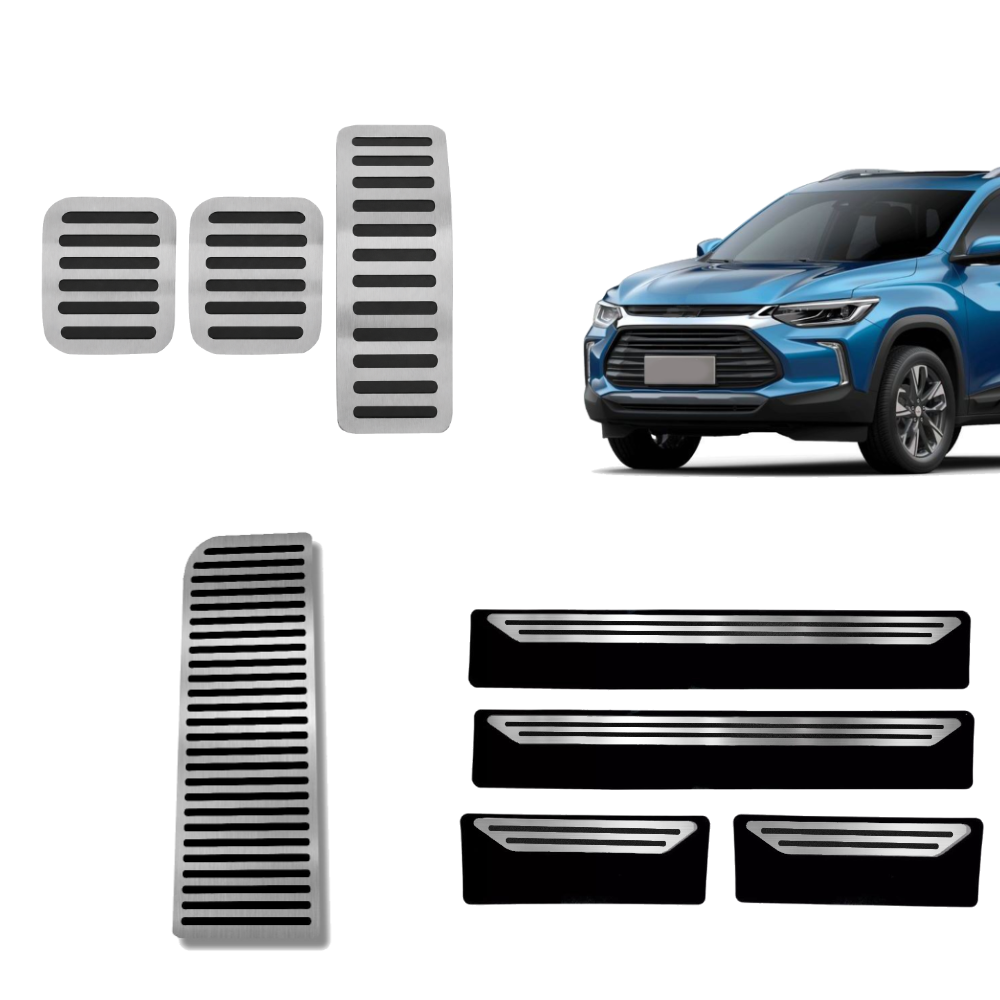 Descanso Soleira E Pedaleira Mt Liso Chevrolet Tracker 2020 Em Diante - 1