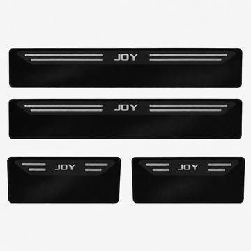Kit soleira baixo relevo em aço inox Joy - BLACK