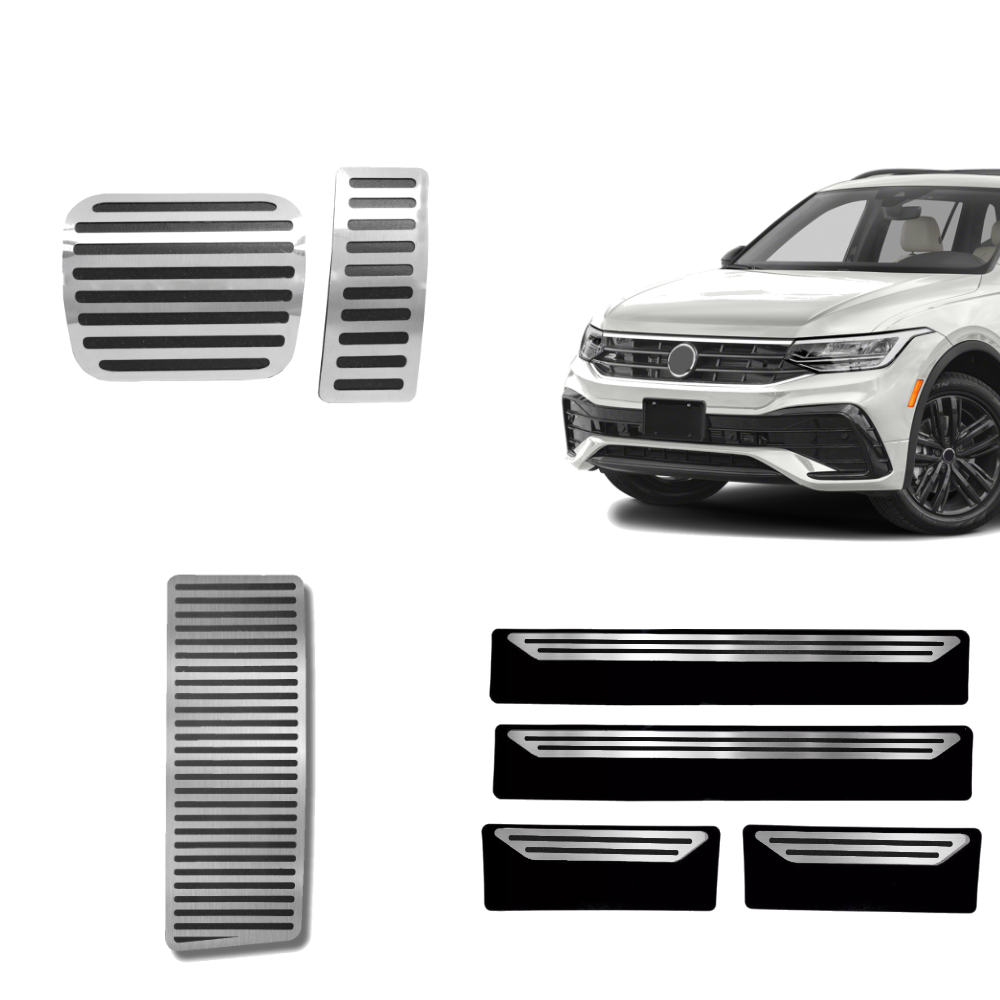 Descanso Soleira E Pedaleira At Liso Volkswagen Tiguan - 1