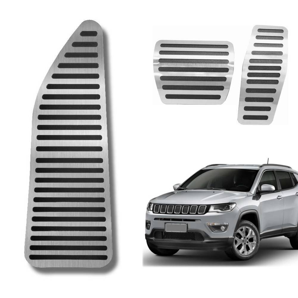 Descanso E Pedaleira Lisa At Jeep Compass - 1