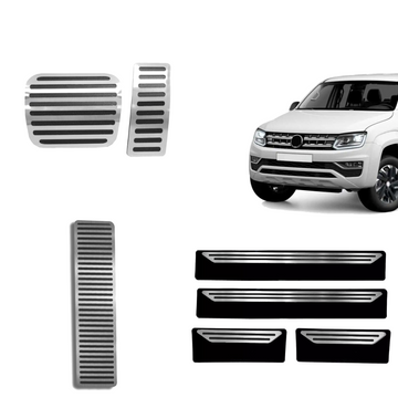 Descanso Soleira E Pedaleira At Liso Volkswagen Amarok - 1