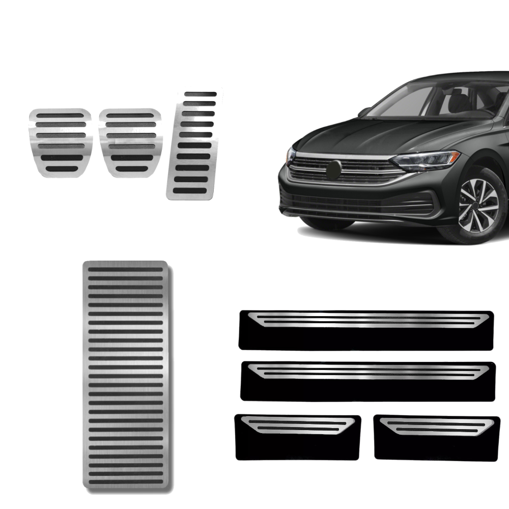 Descanso Soleira E Pedaleira Mt Liso Volkswagen Jetta 19 - 1