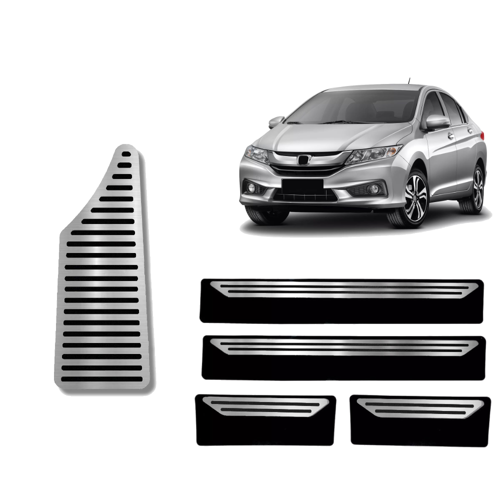 Soleira E Descanso Liso Honda City 2015 A 2021 - 1