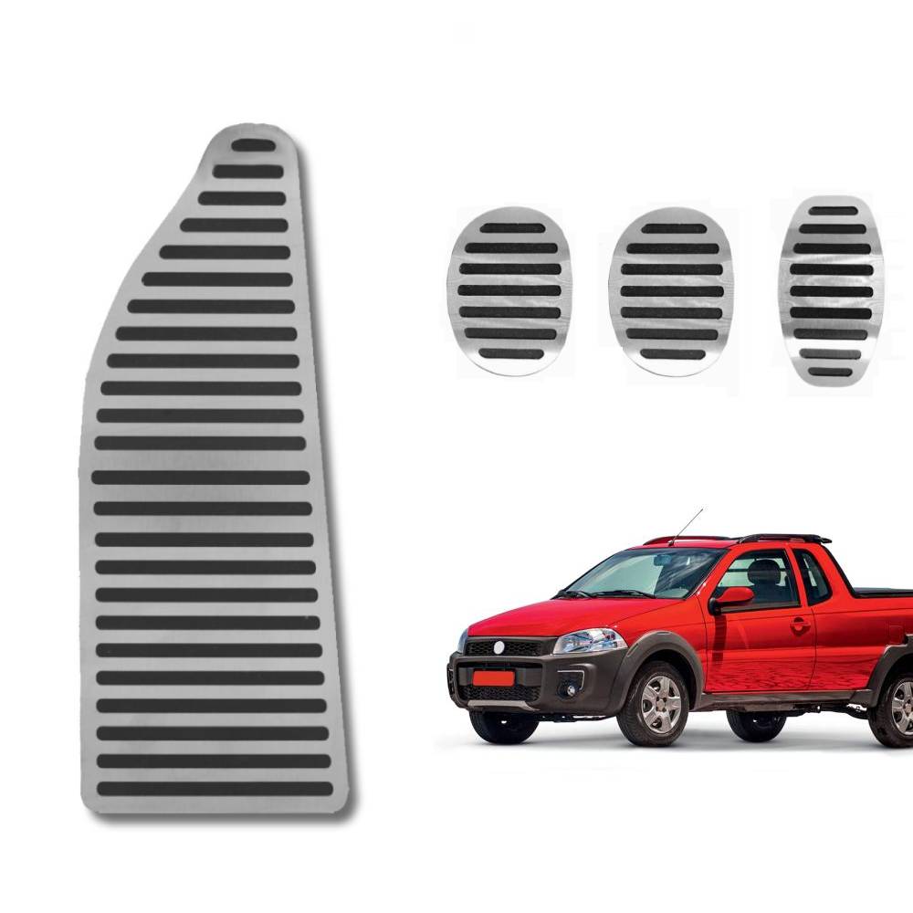 Descanso E Pedaleira Lisa Mt Fiat Strada 2013 A 2019 - 1