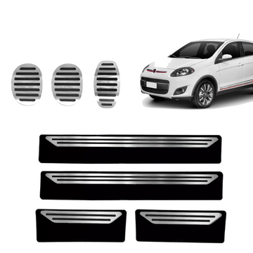 Pedaleira E Soleira Mt Liso Fiat Palio 13 A 17 - 1