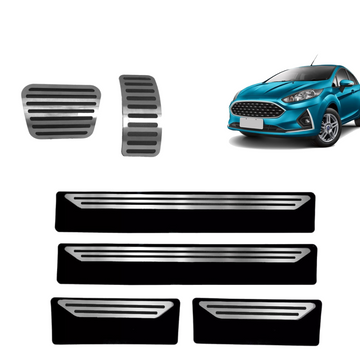 Pedaleira E Soleira At Liso Ford New Fiesta - 1