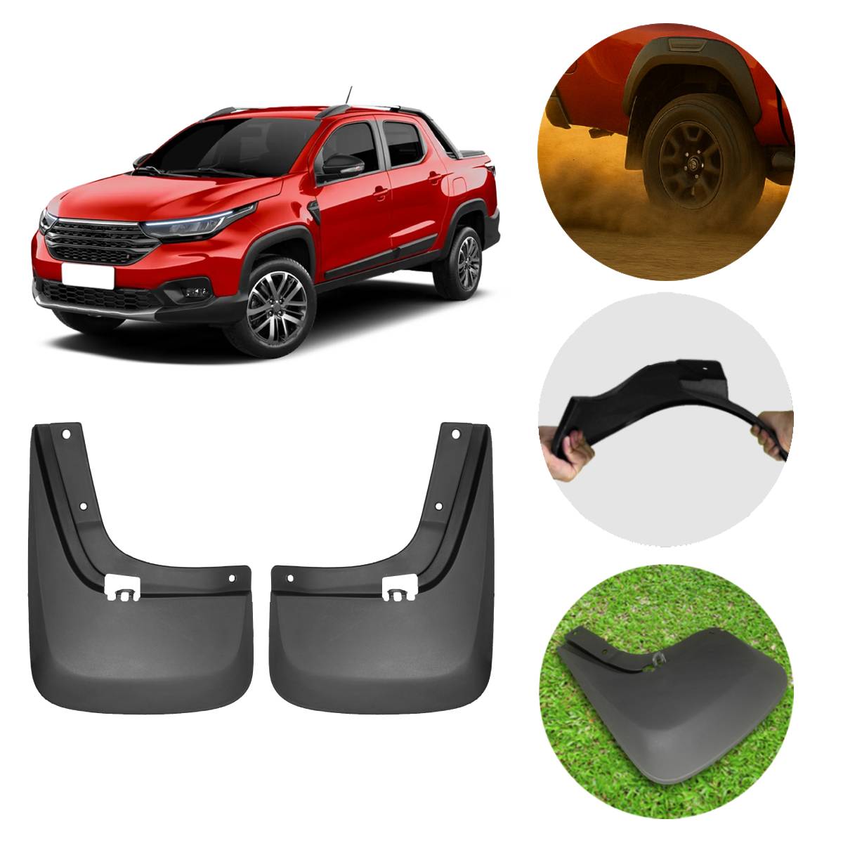 Par Apara Barro Lameira Fiat Strada 2020/...