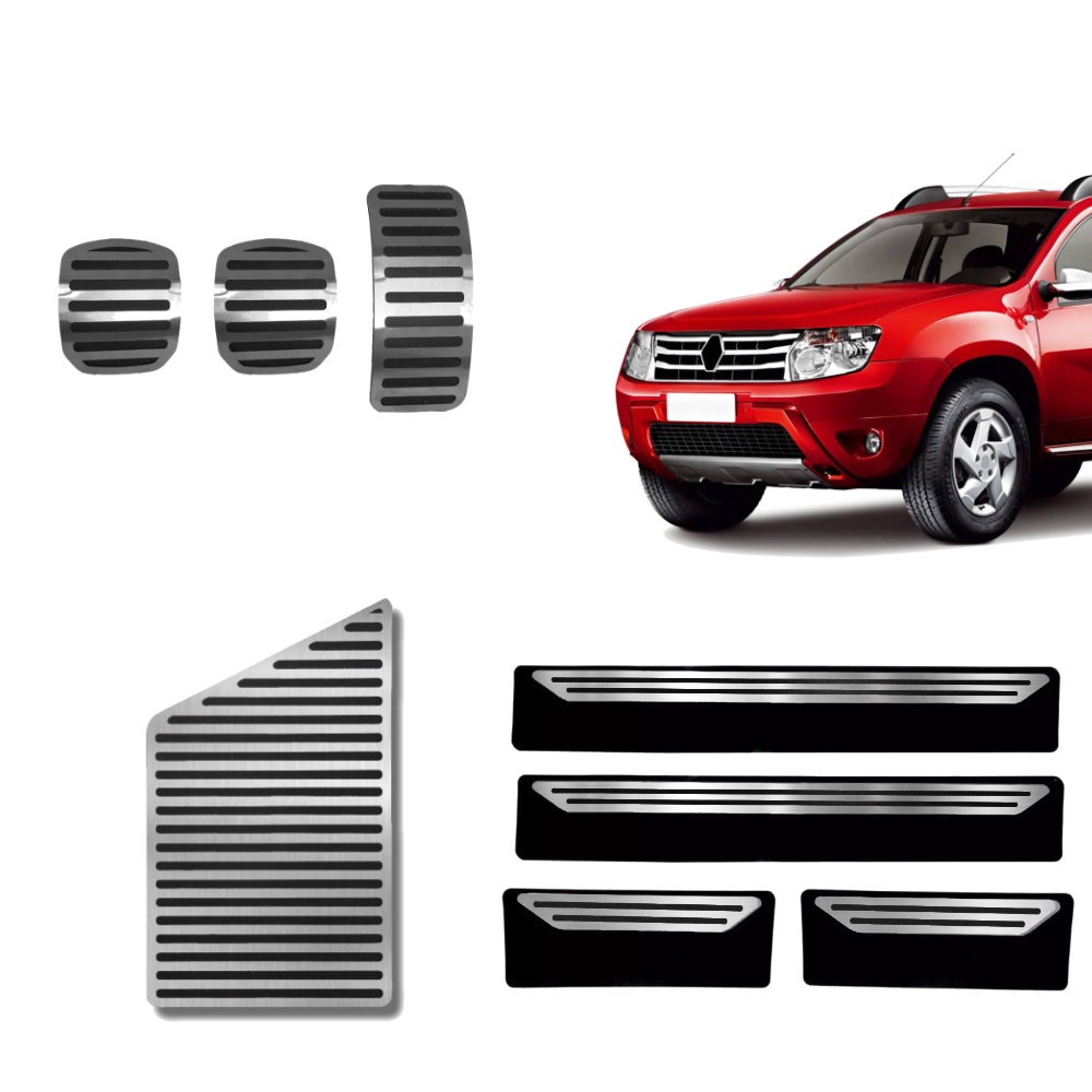 Descanso Soleira E Pedaleira Mt Liso Renault Duster 12 A 20 - 1