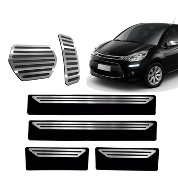 Pedaleira E Soleira At Liso Citroen C3 2013 A 2021 - 1
