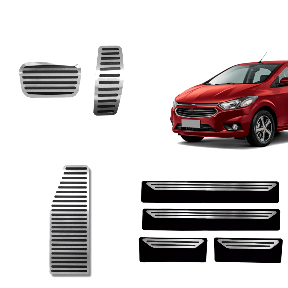 Descanso Soleira E Pedaleira At Liso Chevrolet Onix 2013 A 2019 - 1