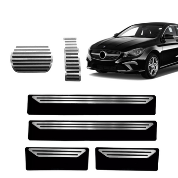 Pedaleira E Soleira At Liso Mercedes Cla 200 - 1
