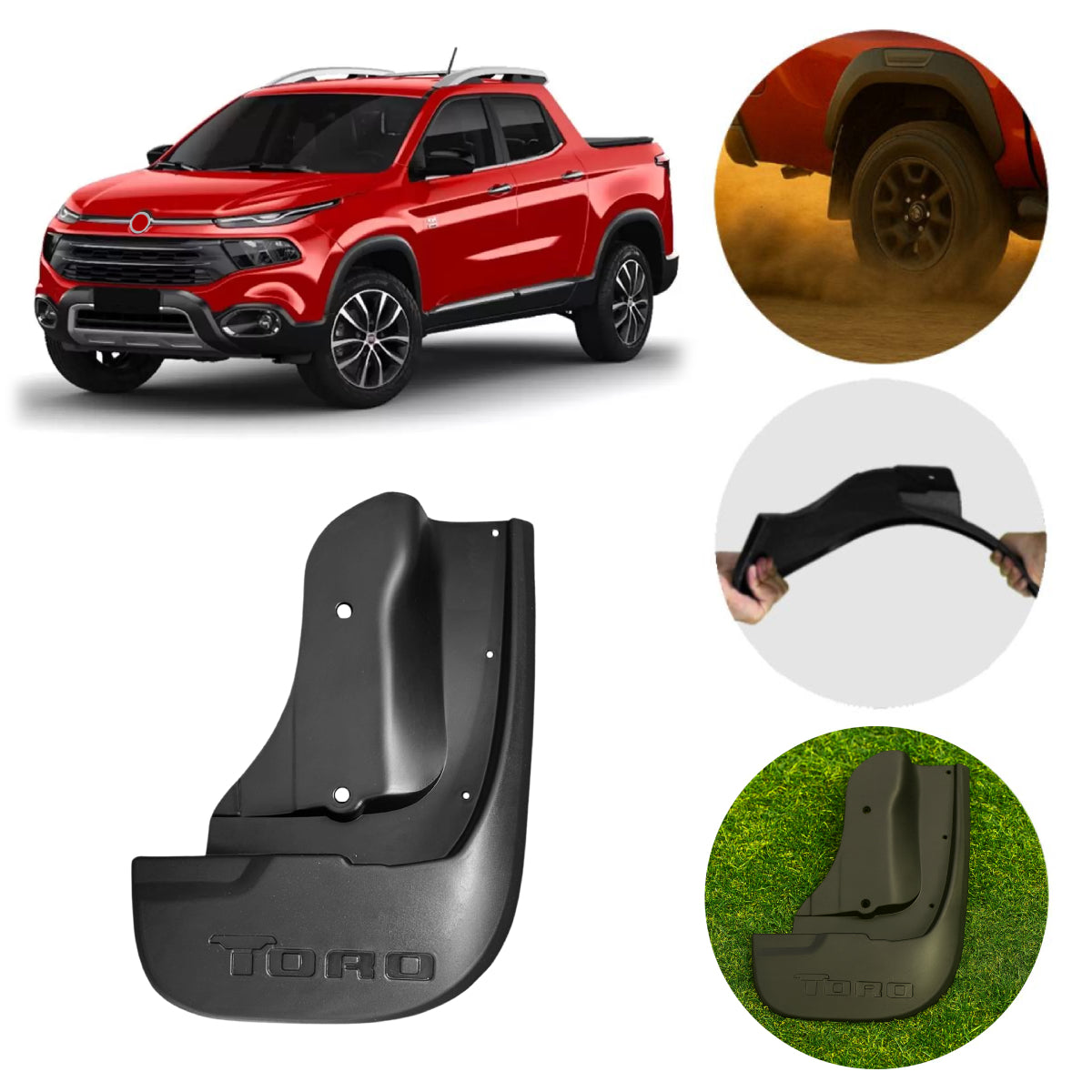 Apara Barro Lameira Fiat Toro 2016 a 2023