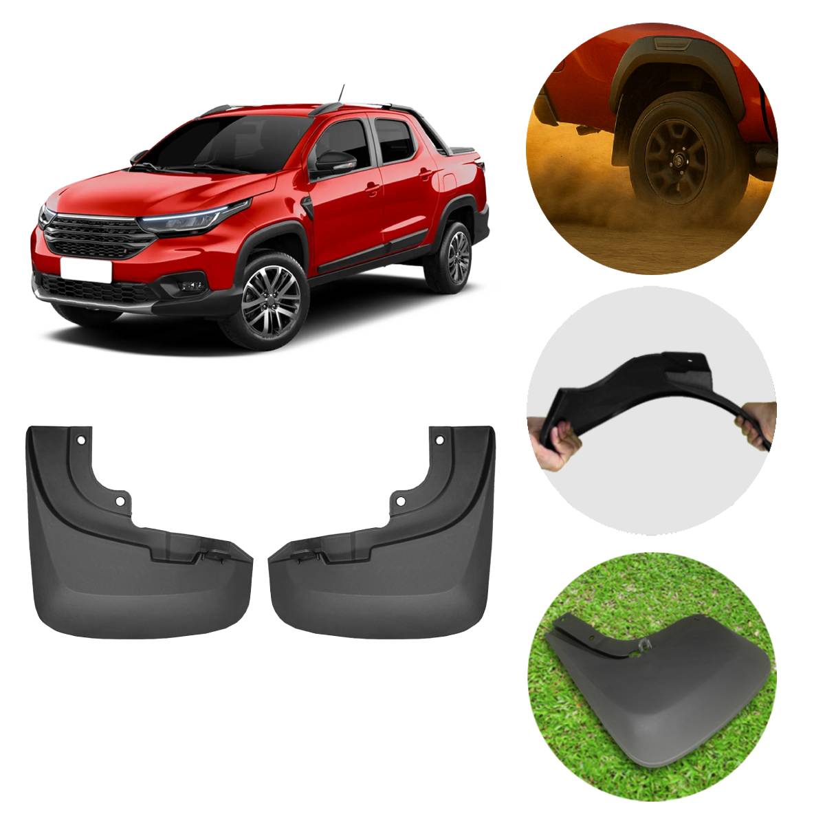 Par Apara Barro Lameira Fiat Strada 2020/...