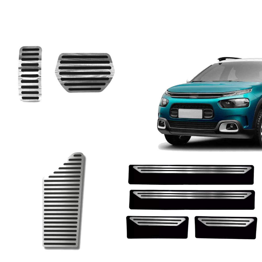 Descanso Soleira E Pedaleira At Liso Citroen C4 Cactus - 1
