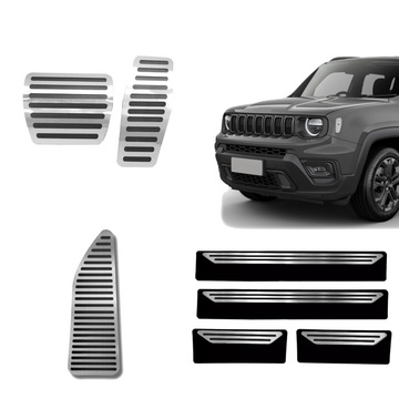 Descanso Soleira E Pedaleira At Liso Jeep Renegade - 1