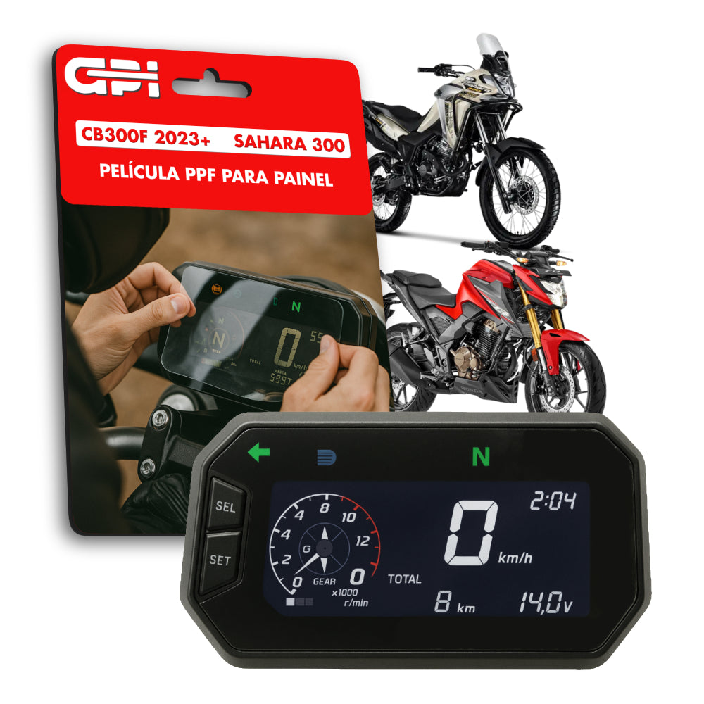 Película PPF Honda CB300F e Sahara 300