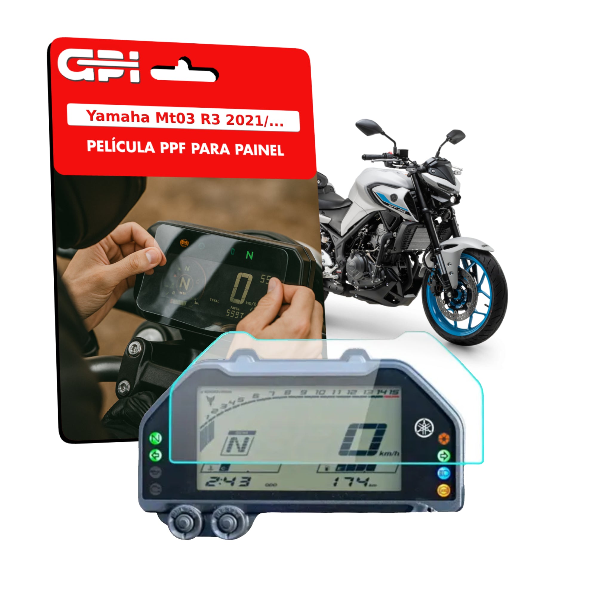 Película PPF Yamaha Mt03 R3