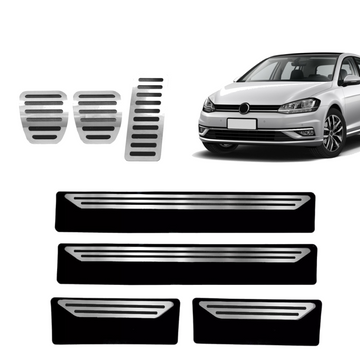 Pedaleira E Soleira Mt Liso Volkswagen Golf - 1
