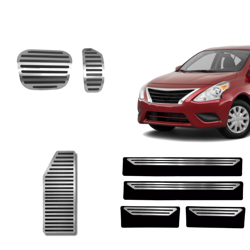 Descanso Soleira E Pedaleira At Liso Nissan Versa 2016 A 2020 - 1