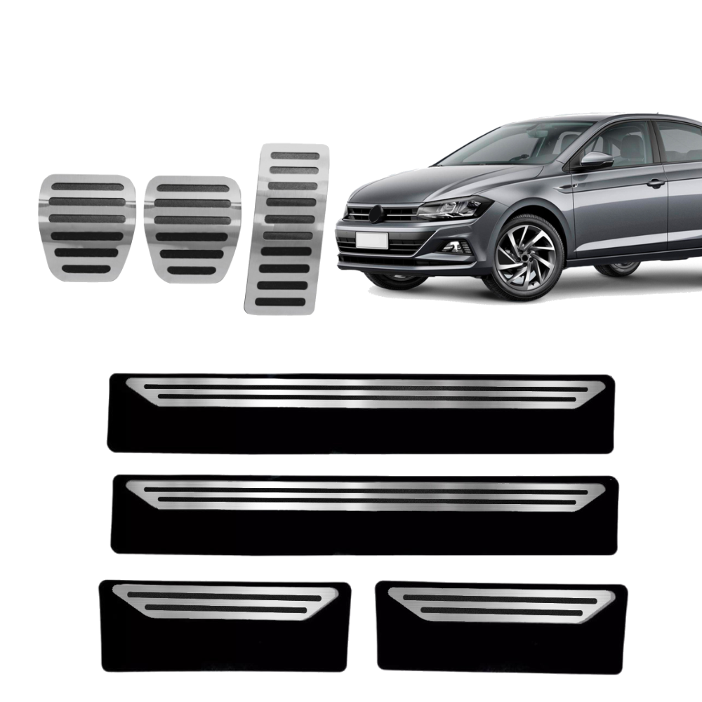 Pedaleira E Soleira Mt Liso Volkswagen Virtus - 1