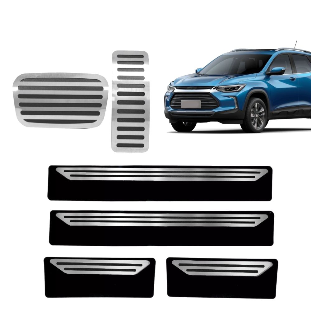 Pedaleira E Soleira At Liso Chevrolet Tracker 2020 Em Diante - 1