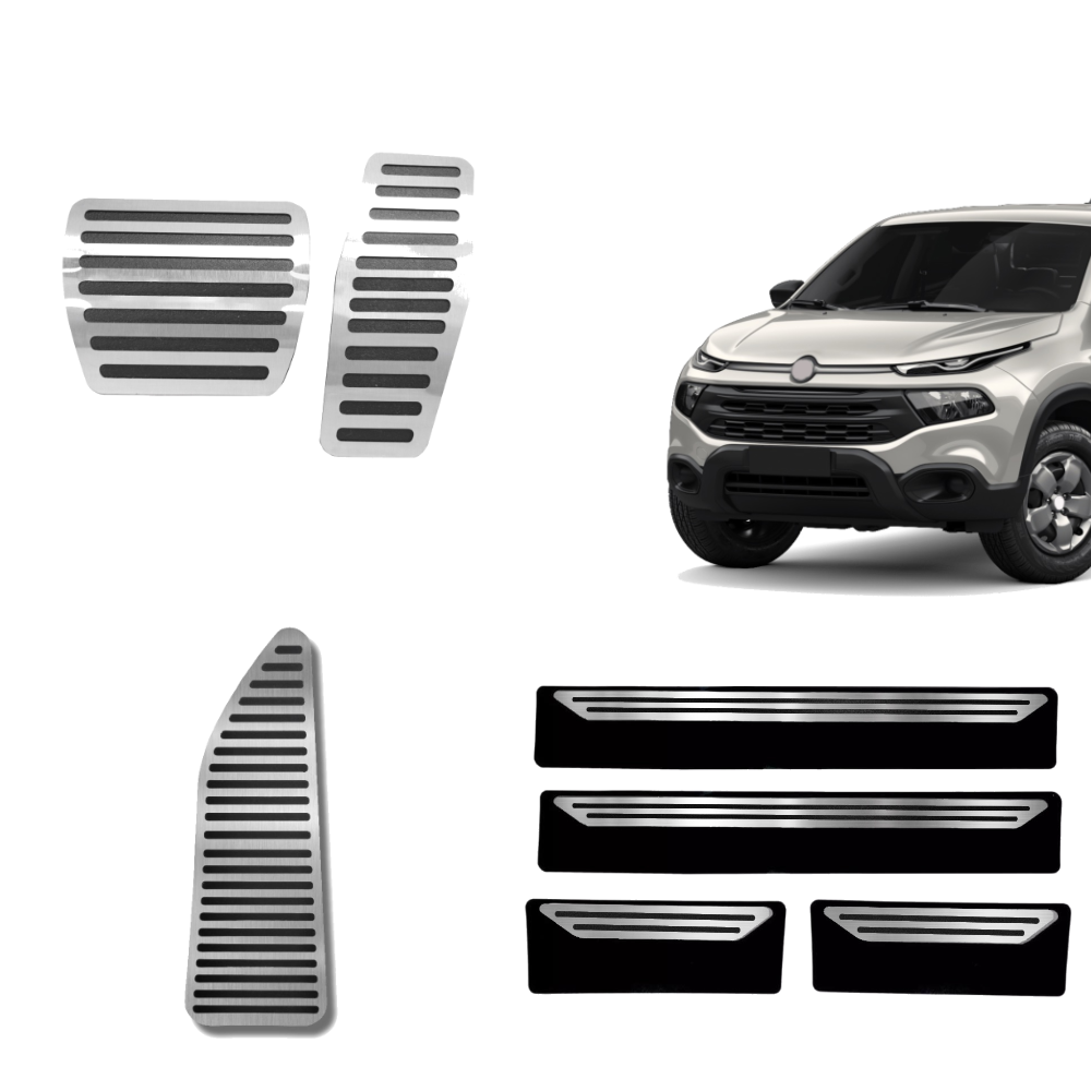 Descanso Soleira E Pedaleira At Liso Fiat Toro 2016 A 2024 - 1