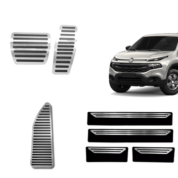 Descanso Soleira E Pedaleira At Liso Fiat Toro 2016 A 2024 - 1